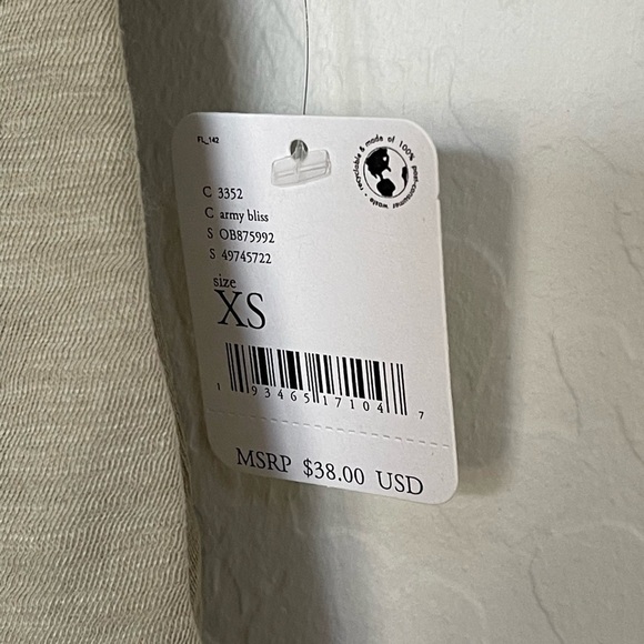 Free People Love Tank in Army Bliss size XS - Picture 5 of 8